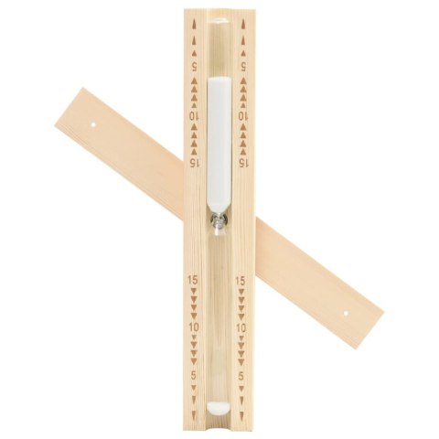 TERMOHIGROMETR I KLEPSYDRA DO SAUNY DREWNO SOSNOWE