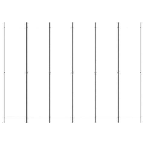 PARAWAN POKOJOWY 6-PANELOWY BIAŁY 300X220CM TKANINA