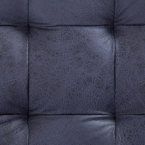 PUF Z POJEMNIKIEM 87,5CM SZARY SZTUCZNA SKÓRA ZAMSZOWA