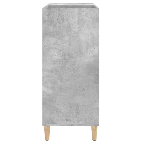 SZAFKA NA PŁYTY WINYLOWE SZAROŚĆ BETONU 84,5X38X89CM