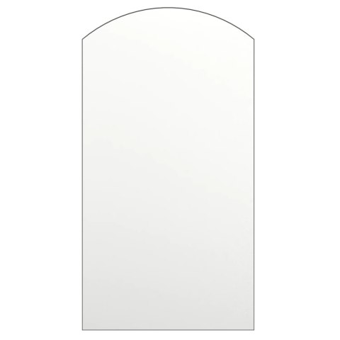 LUSTRO Z LAMPAMI LED 90X45CM SZKLANE Z ŁUKIEM