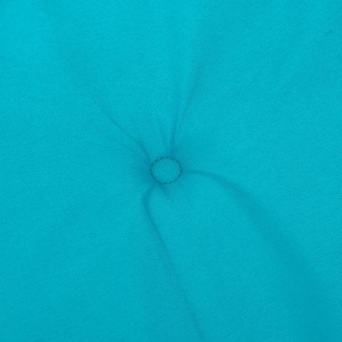 PODUSZKI NA KRZESŁA OGRODOWE 6 SZT TURKUSOWE TKANINA