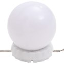 TOALETKA Z OŚWIETLENIEM LED DĄB SONOMA 86,5X35X136CM STOLIK KOSMETYCZNY