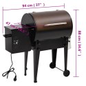 GRILL NA PELLET CZARNY 94CM ŻELAZO