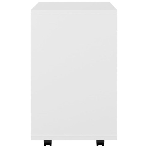 SZAFKA NA KÓŁKACH BIAŁA 46X36X59CM