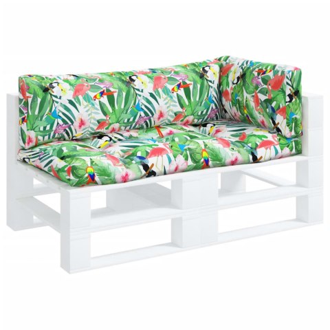 PODUSZKI NA PALETY 3 SZT DŻUNGLA WODOODPORNE