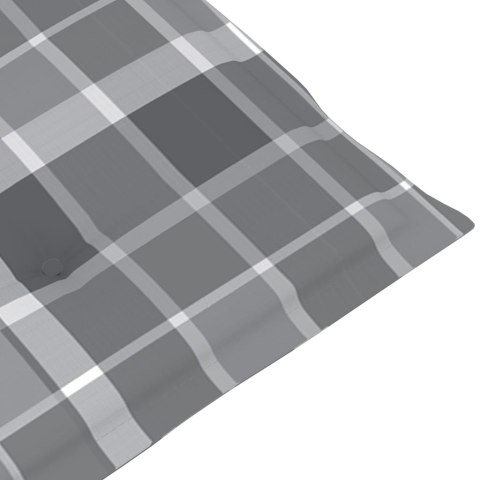 PODUSZKI NA KRZESŁA OGRODOWE 4 SZT SZARE 100X50X3CM