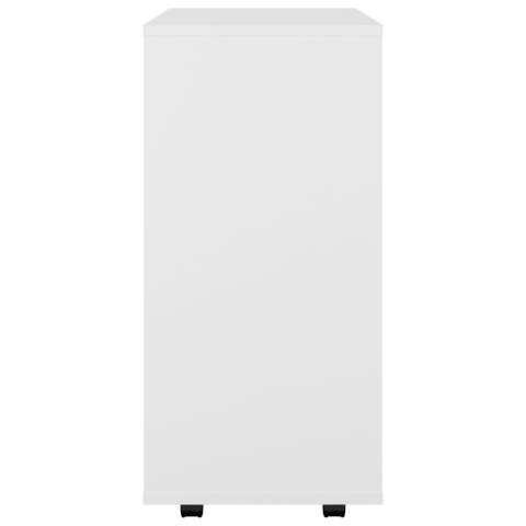 SZAFKA NA KÓŁKACH BIAŁA 60X35X75CM