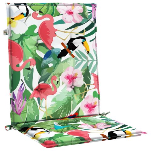 PODUSZKI NA KRZESŁA Z NISKIM OPARCIEM 4 SZT WIELOKOLOROWE