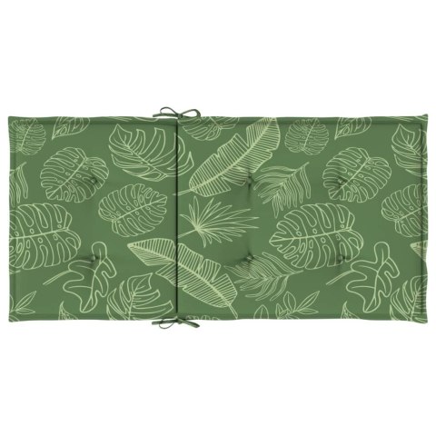 PODUSZKI NA KRZESŁA Z NISKIM OPARCIEM 4 SZT LIŚCIE