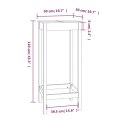 STOLIK BAROWY 50X50X110CM DREWNO SOSNOWE