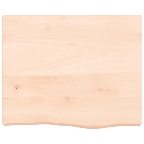 PÓŁKA 60X50X6CM SUROWE DREWNO DĘBOWE