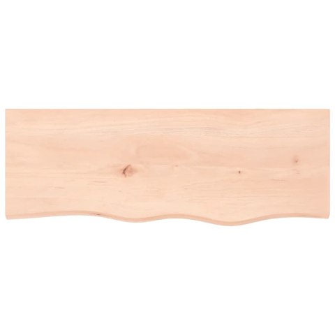 PÓŁKA 80X30X6CM SUROWE DREWNO DĘBOWE