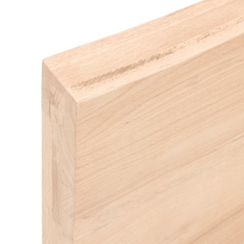PÓŁKA 80X30X6CM SUROWE DREWNO DĘBOWE