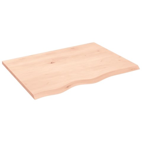 PÓŁKA 80X60X2CM SUROWE DREWNO DĘBOWE