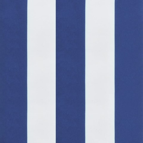 PODUSZKA NA ŁAWKĘ OGRODOWĄ NIEBIESKO-BIAŁE PASKI 120X50X3CM