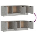 SZAFKA POD TELEWIZOR, SZAROŚĆ BETONU, 102X35X36,5 CM