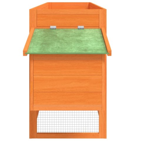 KURNIK BRĄZOWY 204X50X84CM DREWNO SOSNOWE