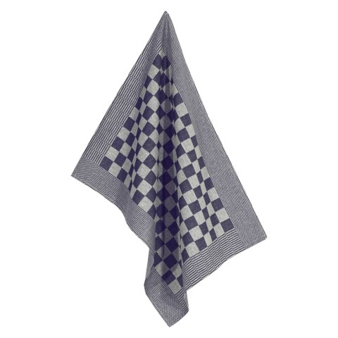 RĘCZNIKI KUCHENNE 10 SZT NIEBIESKO-BIAŁE 50X70CM BAWEŁNA