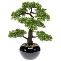 SZTUCZNY MINI FIKUS BONSAI ZIELONY 47CM 420006