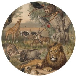 OKRĄGŁA FOTOTAPETA ANIMALS OF AFRICA 190CM