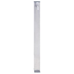 KRAN OGRODOWY NA KWADRATOWYM SŁUPKU 60CM STAL NIERDZEWNA