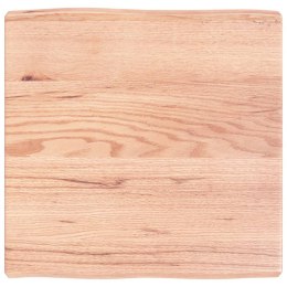 BLAT DO BIURKA JASNOBRĄZOWY 60X60X6CM DREWNO DĘBOWE
