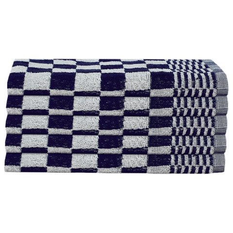 ZESTAW 20 RĘCZNIKÓW NIEBIESKO-BIAŁY BAWEŁNA