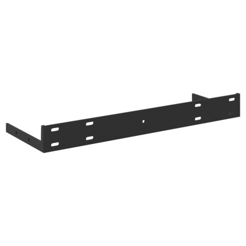 PÓŁKI ŚCIENNE 2 SZT SZAROŚĆ BETONU 40X23X3,8CM