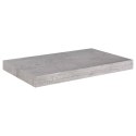 PÓŁKI ŚCIENNE 2 SZT. SZAROŚĆ BETONU 50X23X3,8CM