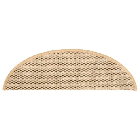 SAMOPRZYLEPNE NAKŁADKI NA SCHODY 15 SZT. 56X20CM BEŻOWE