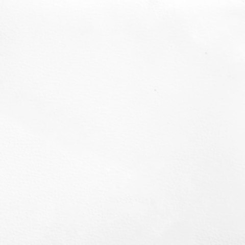 ŁÓŻKO KONTYNENTALNE BIAŁE 100X200CM OBITE SZTUCZNĄ SKÓRĄ