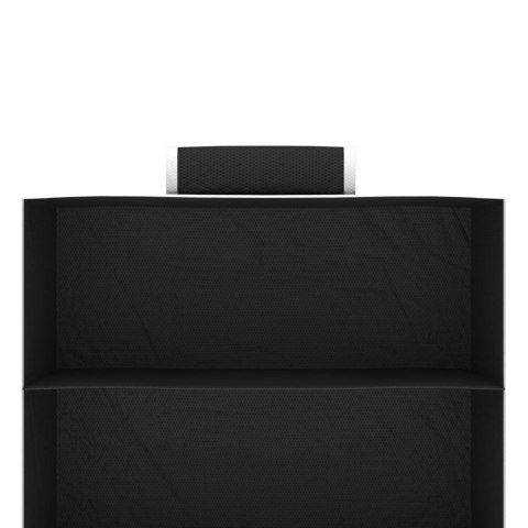 WISZĄCE ORGANIZERY DO SZAFY 2 SZT 10 PÓŁEK TKANINA