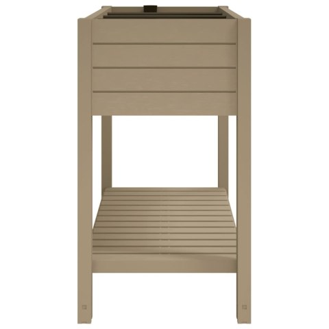 DONICA DO PODWYŻSZONEJ RABATY JASNOBRĄZOWA 110X45X79CM PP