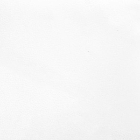 ŁÓŻKO KONTYNENTALNE Z MATERACEM 80X200CM BIAŁE EKOSKÓRA