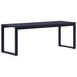 ŁAWKA OGRODOWA 120,5CM PS CZARNA