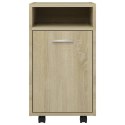 SZAFKA BOCZNA Z KÓŁKAMI DĄB SONOMA 33X38X60CM