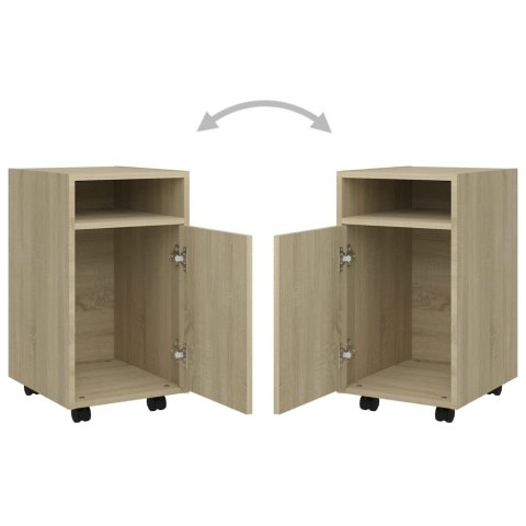 SZAFKA BOCZNA Z KÓŁKAMI DĄB SONOMA 33X38X60CM