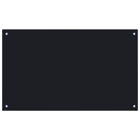 PANEL OCHRONNY DO KUCHNI CZARNY 100X60CM SZKŁO HARTOWANE