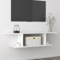WISZĄCA SZAFKA TELEWIZYJNA BIAŁA 103X30X26,5CM