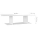 WISZĄCA SZAFKA TELEWIZYJNA BIAŁA 103X30X26,5CM