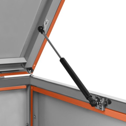 OSŁONA NA 1 KOSZ NA ŚMIECI 69X77 5X115CM STAL NIERDZEWNA