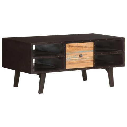 STOLIK KAWOWY 100X50X45CM DREWNO Z ODZYSKU