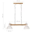 INDUSTRIALNA LAMPA WISZĄCA 25 W BIAŁA 109CM E27