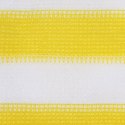 PARAWAN BALKONOWY ŻÓŁTO-BIAŁY 120X500CM HDPE