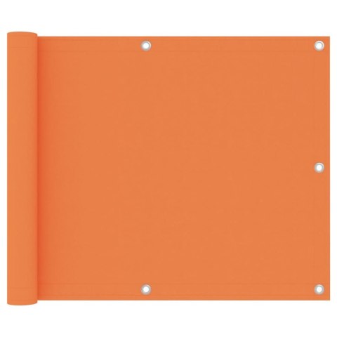 PARAWAN BALKONOWY POMARAŃCZOWY 75X500CM WODOODPORNY