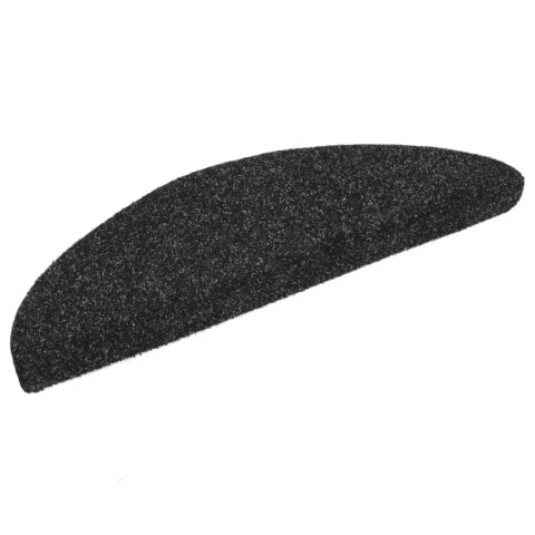 SAMOPRZYLEPNE NAKŁADKI NA SCHODY 10 SZT CZARNE 56X17X3CM