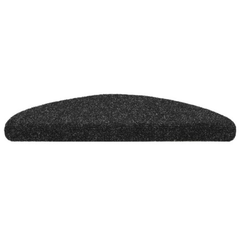 SAMOPRZYLEPNE NAKŁADKI NA SCHODY 10 SZT CZARNE 56X17X3CM
