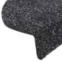 SAMOPRZYLEPNE NAKŁADKI NA SCHODY 10 SZT CZARNE 56X17X3CM