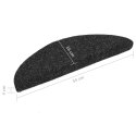 SAMOPRZYLEPNE NAKŁADKI NA SCHODY 10 SZT CZARNE 56X17X3CM
